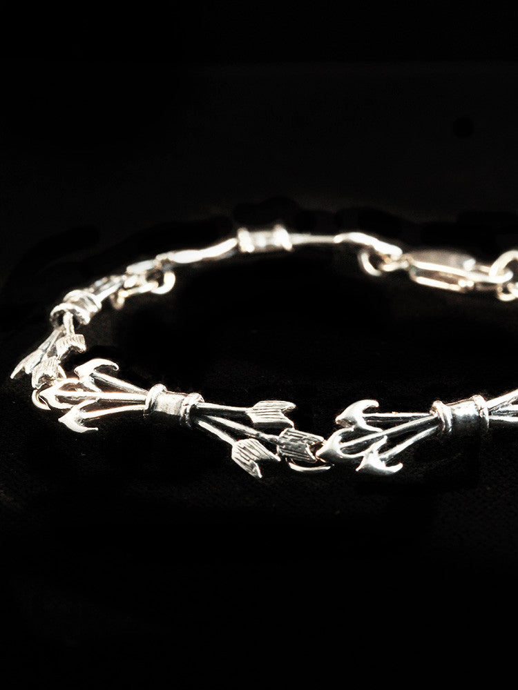 Quiver and Arrow Bracelet in Silver