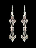 Quiver and Arrow Earrings - Sterling Silver