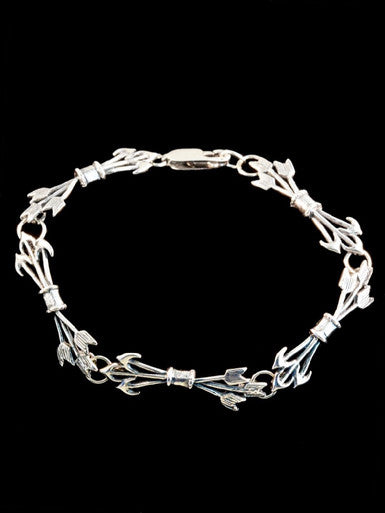 Quiver and Arrow Bracelet - Silver