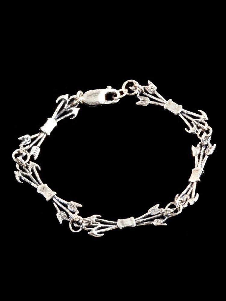 Quiver and Arrow Bracelet in Silver