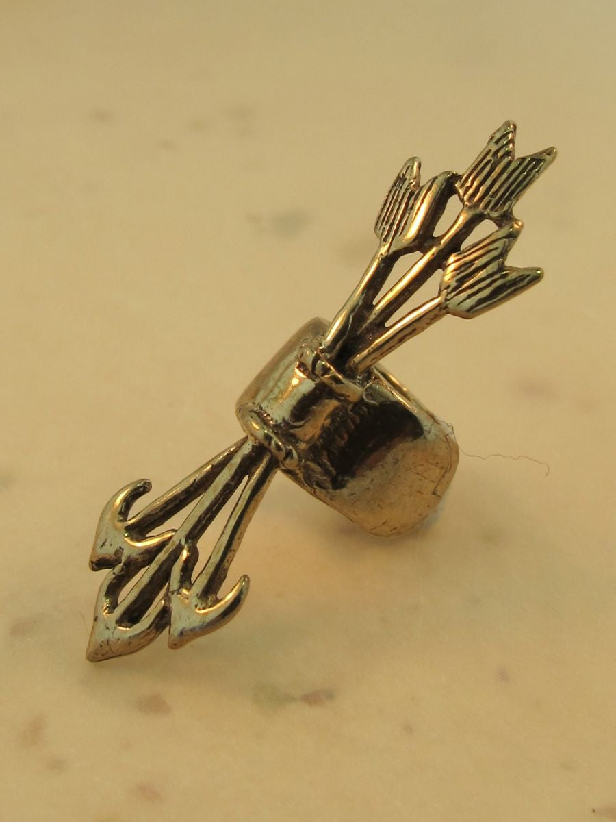 Quiver and Arrows Ear Cuff in Bronze