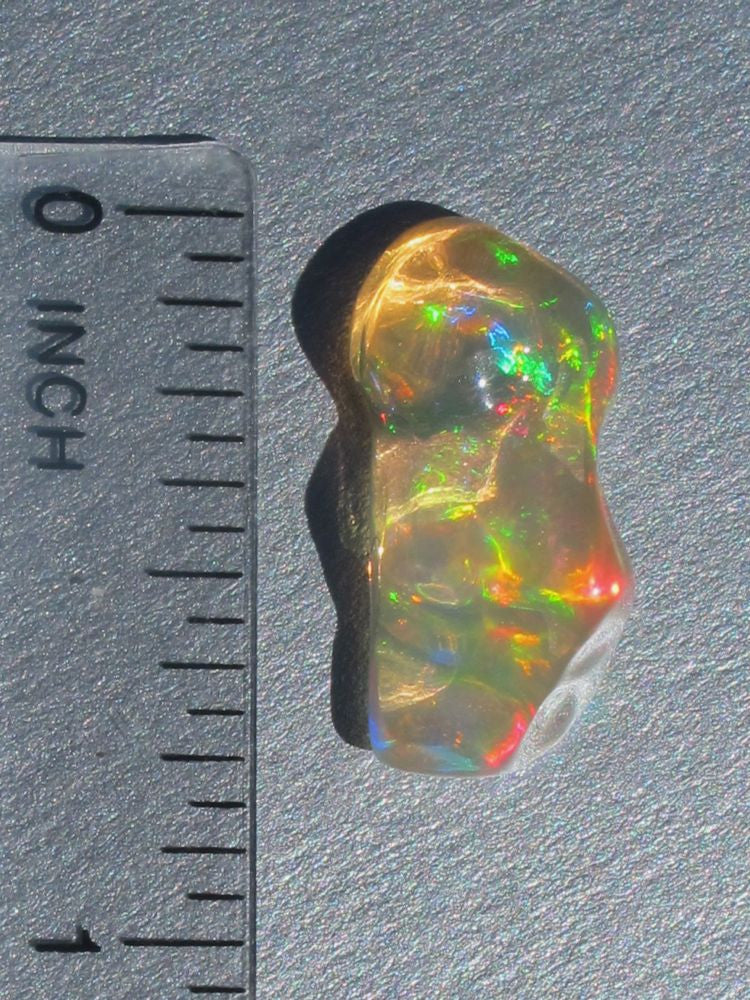 Rainbow Prism-Mexican Fire Opal, 7ct