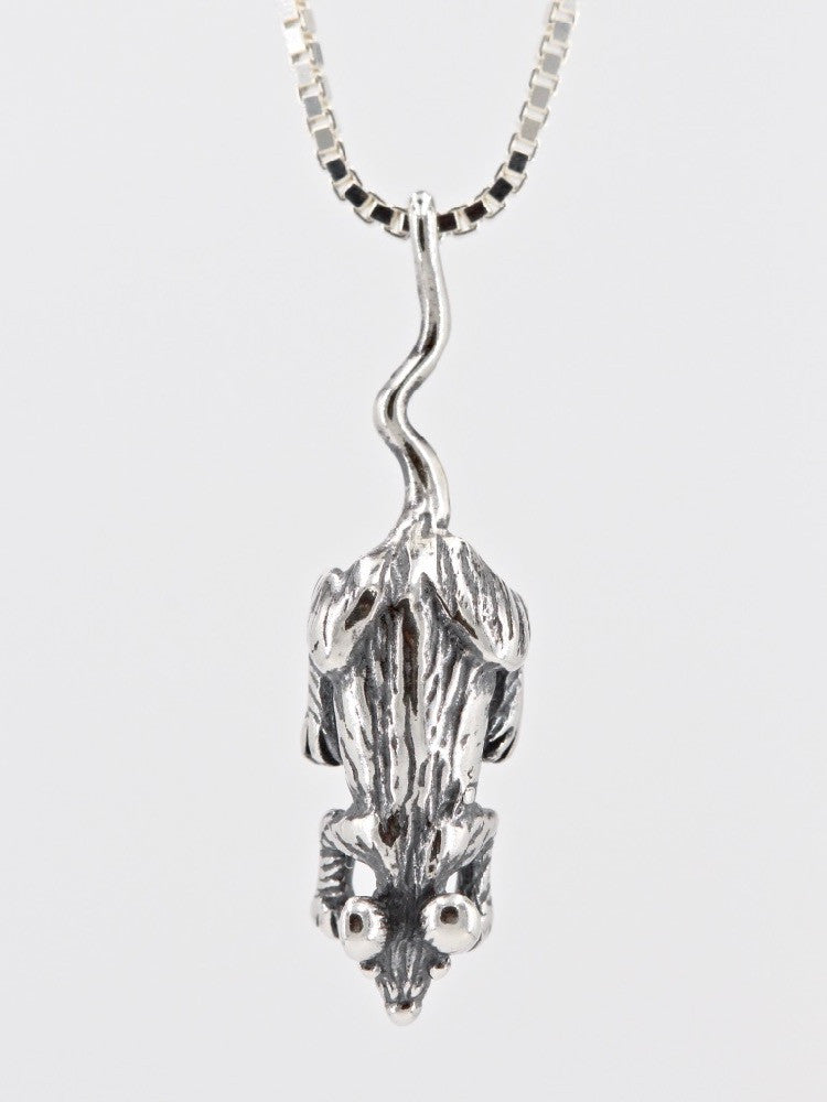 Rat Charm in Silver