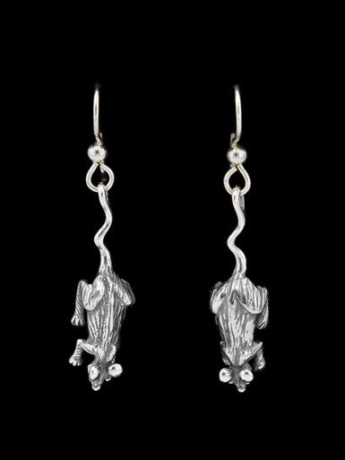 Rat Earrings - Sterling Silver