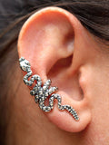 Rattlesnake Ear Cuff - Sterling Silver