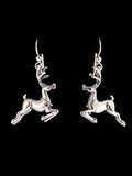 Christmas - Reindeer Earrings - Sterling Silver