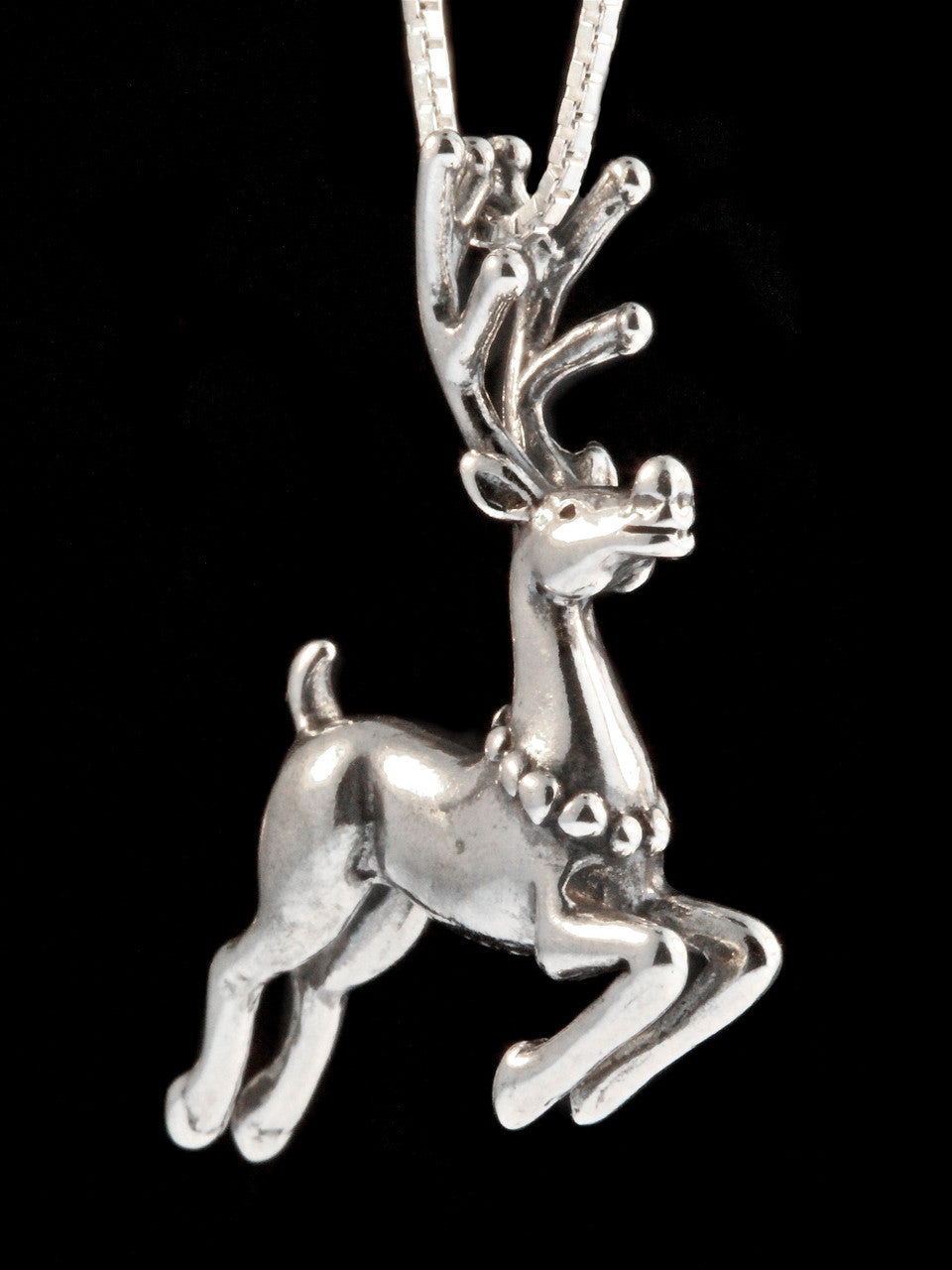 Christmas - Reindeer Charm - Silver