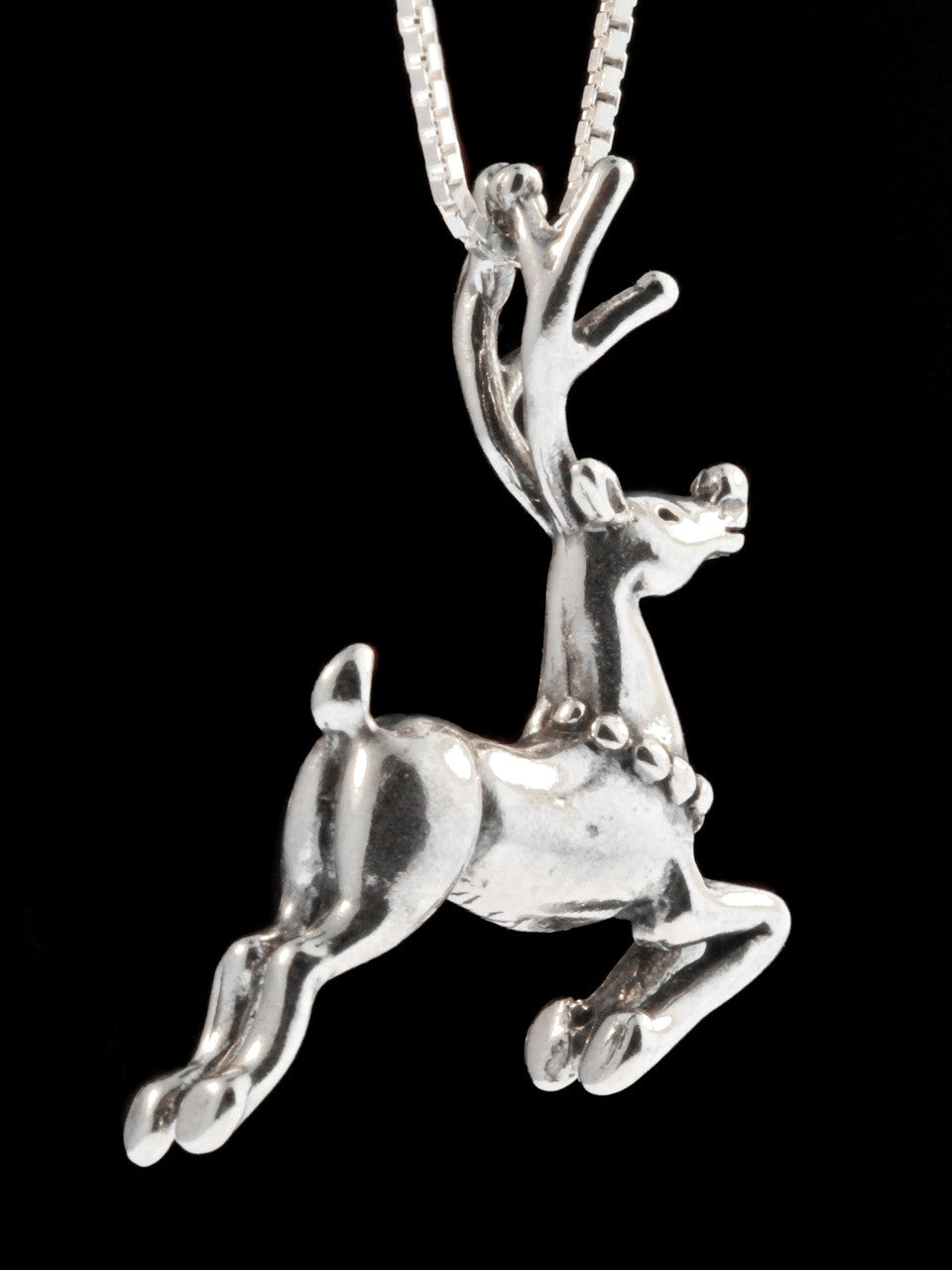 Christmas - Reindeer Charm - Silver