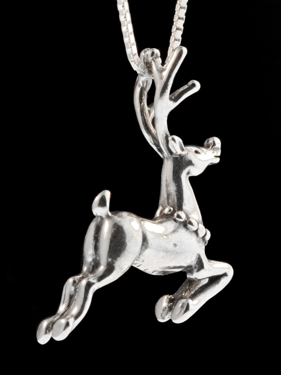 Reindeer Pendant  - Silver