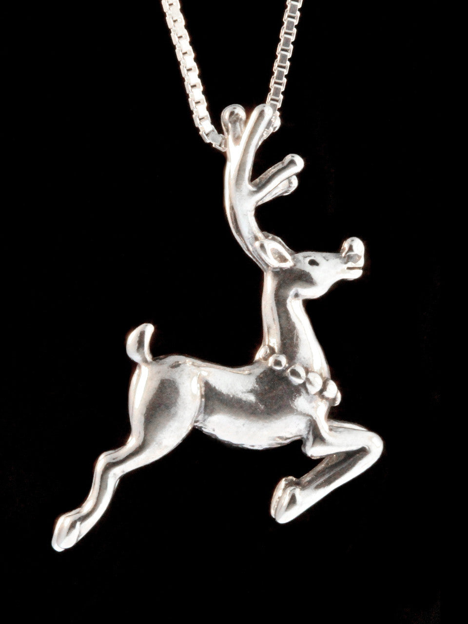 Christmas - Reindeer Charm - Silver