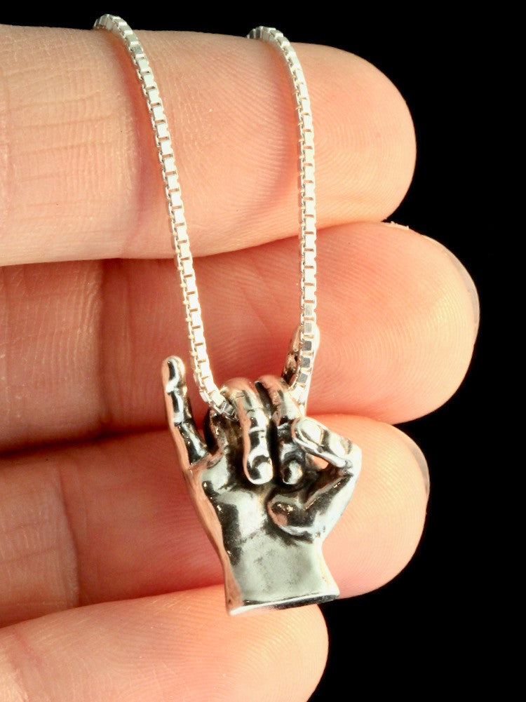 Hardcore Rocker Hand Charm