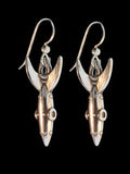 RKT-2 - Rocket Earrings  - Sterling Silver