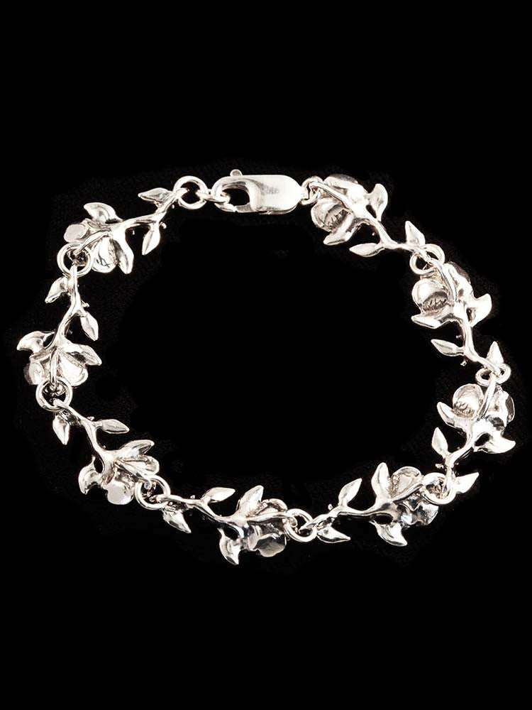 Rose Bracelet in Silver