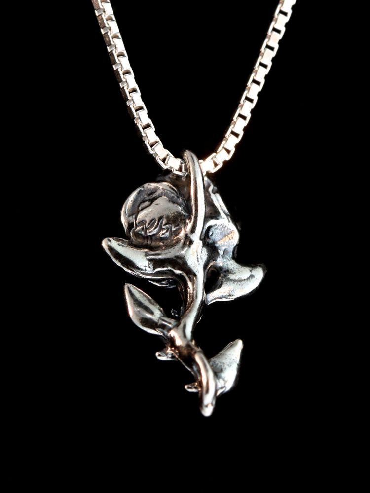 Sterling Silver Rose Charm