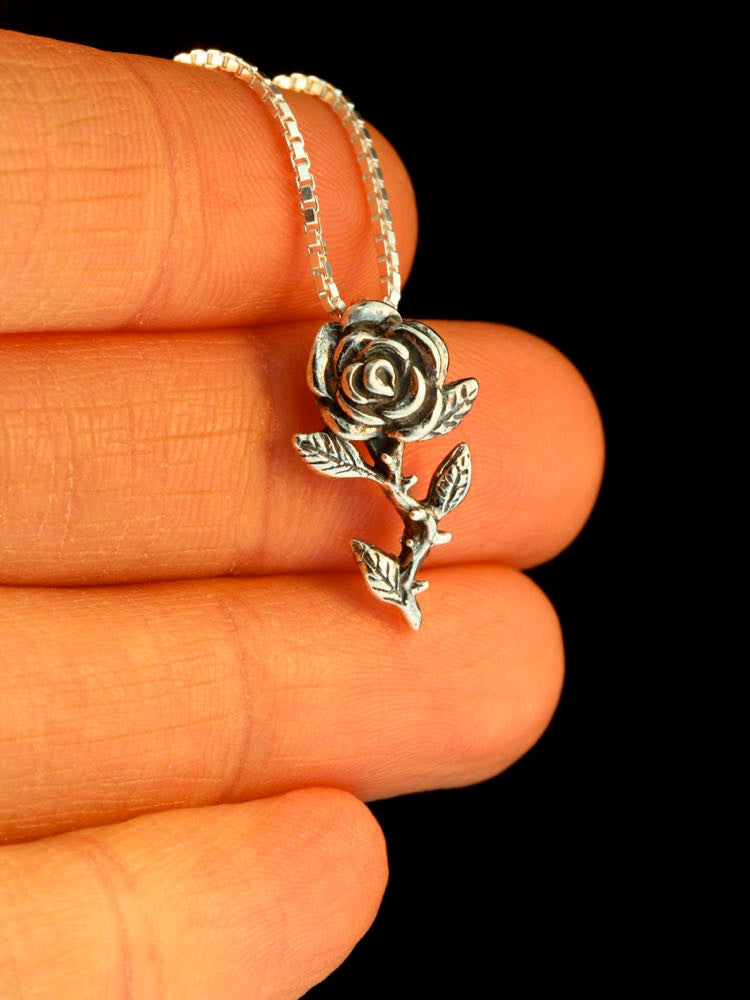 Sterling Silver Rose Charm