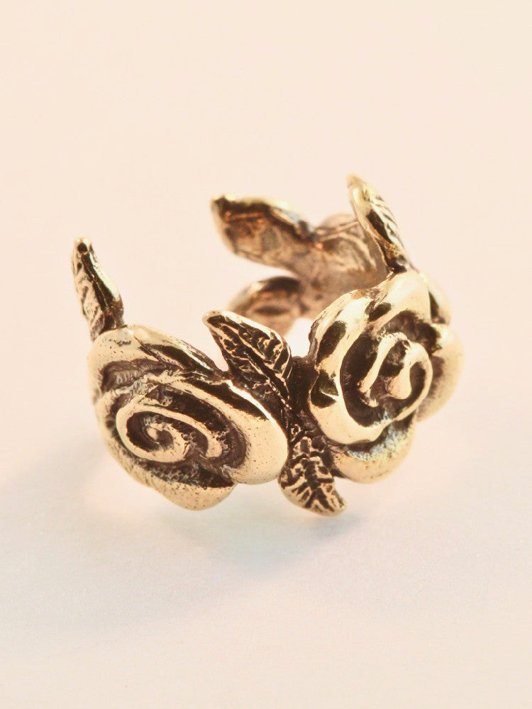 Rose Ear Cuff - 14K Gold