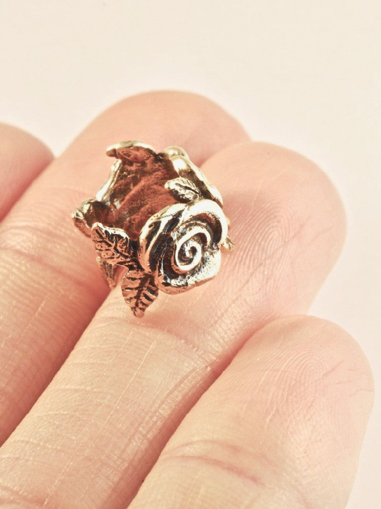 Rose Ear Cuff - 14K Gold