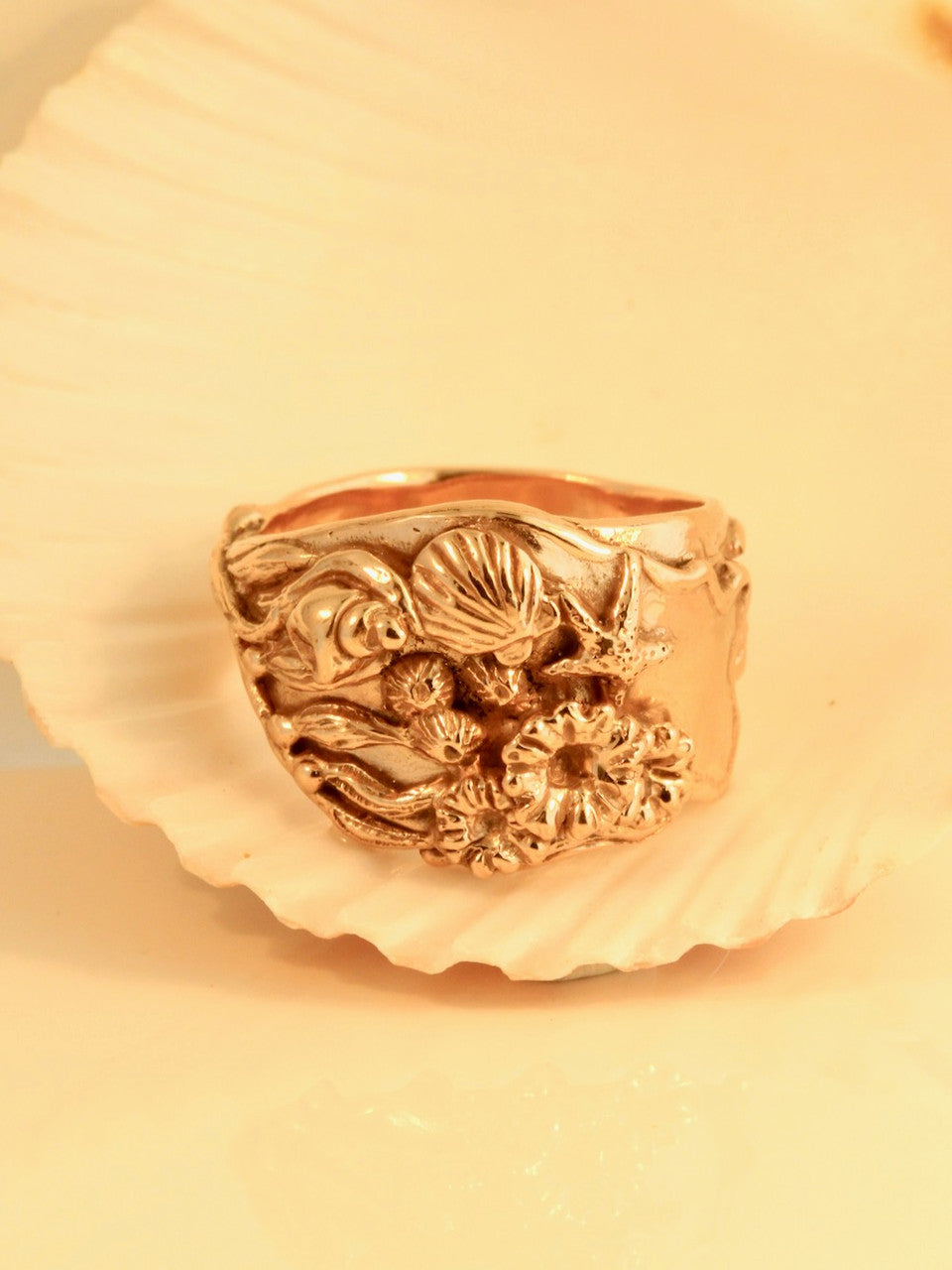 14k Rose Gold Tide Pool Ring
