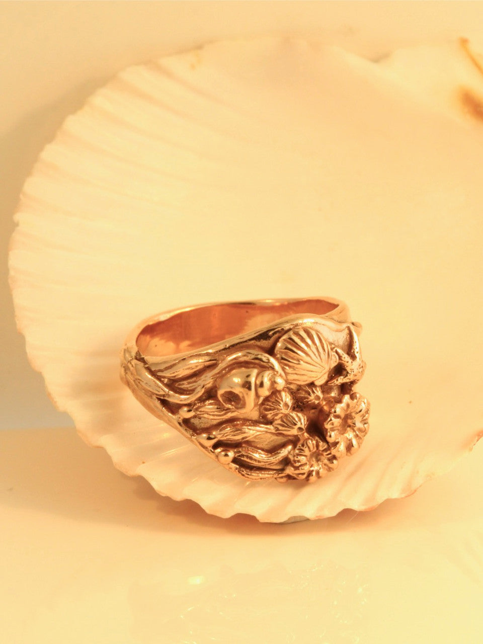 14k Rose Gold Tide Pool Ring