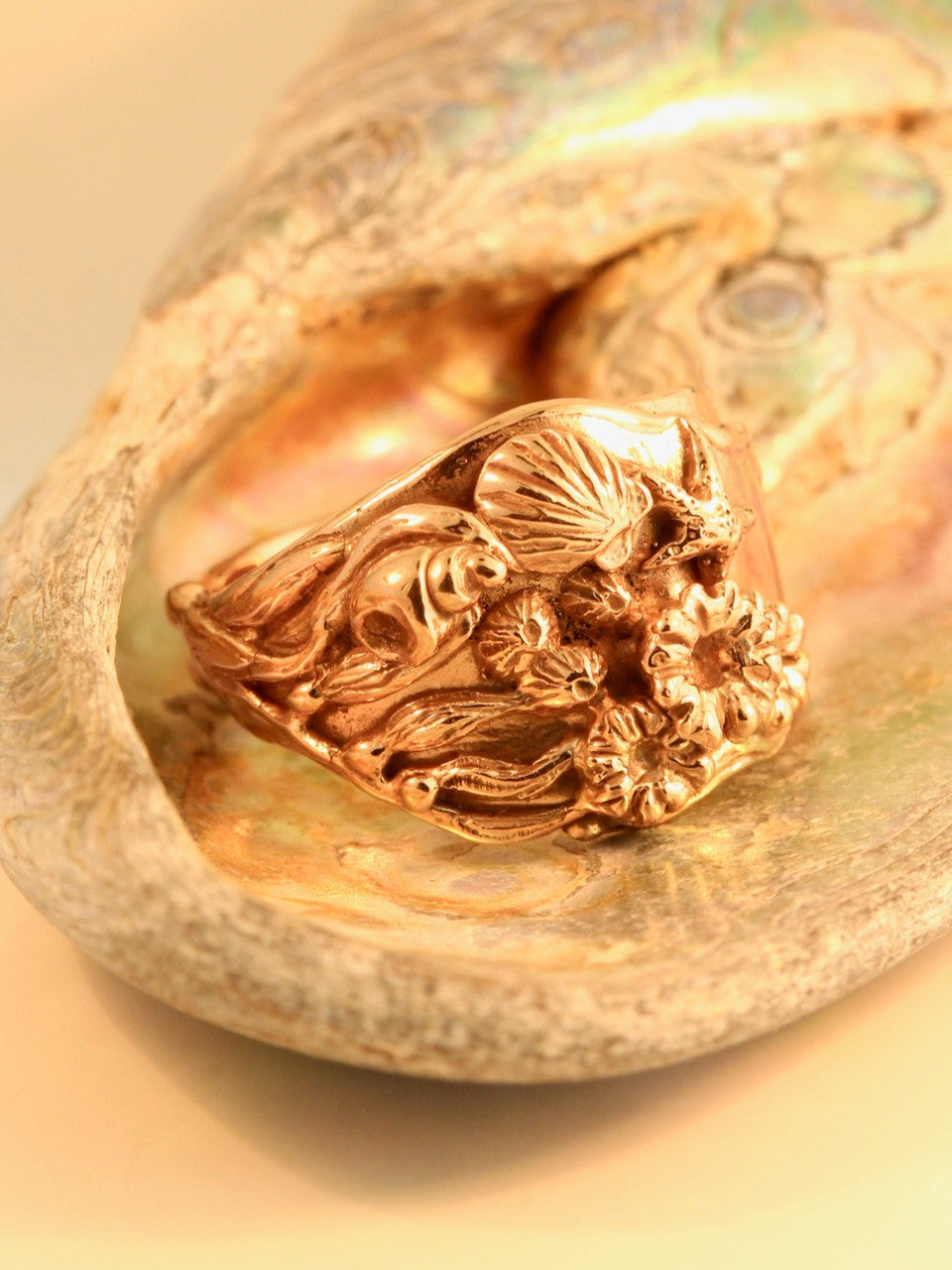 14k Rose Gold Tide Pool Ring