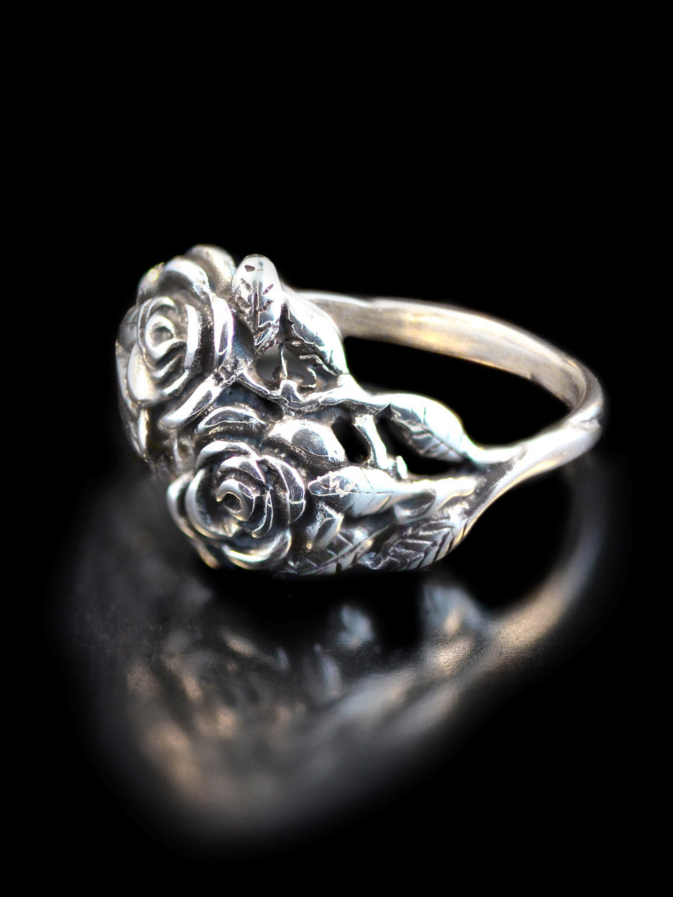Rose Ring - Sterling Silver