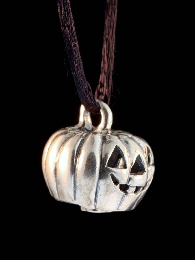 Jack-O'-Lantern Bell in Silver