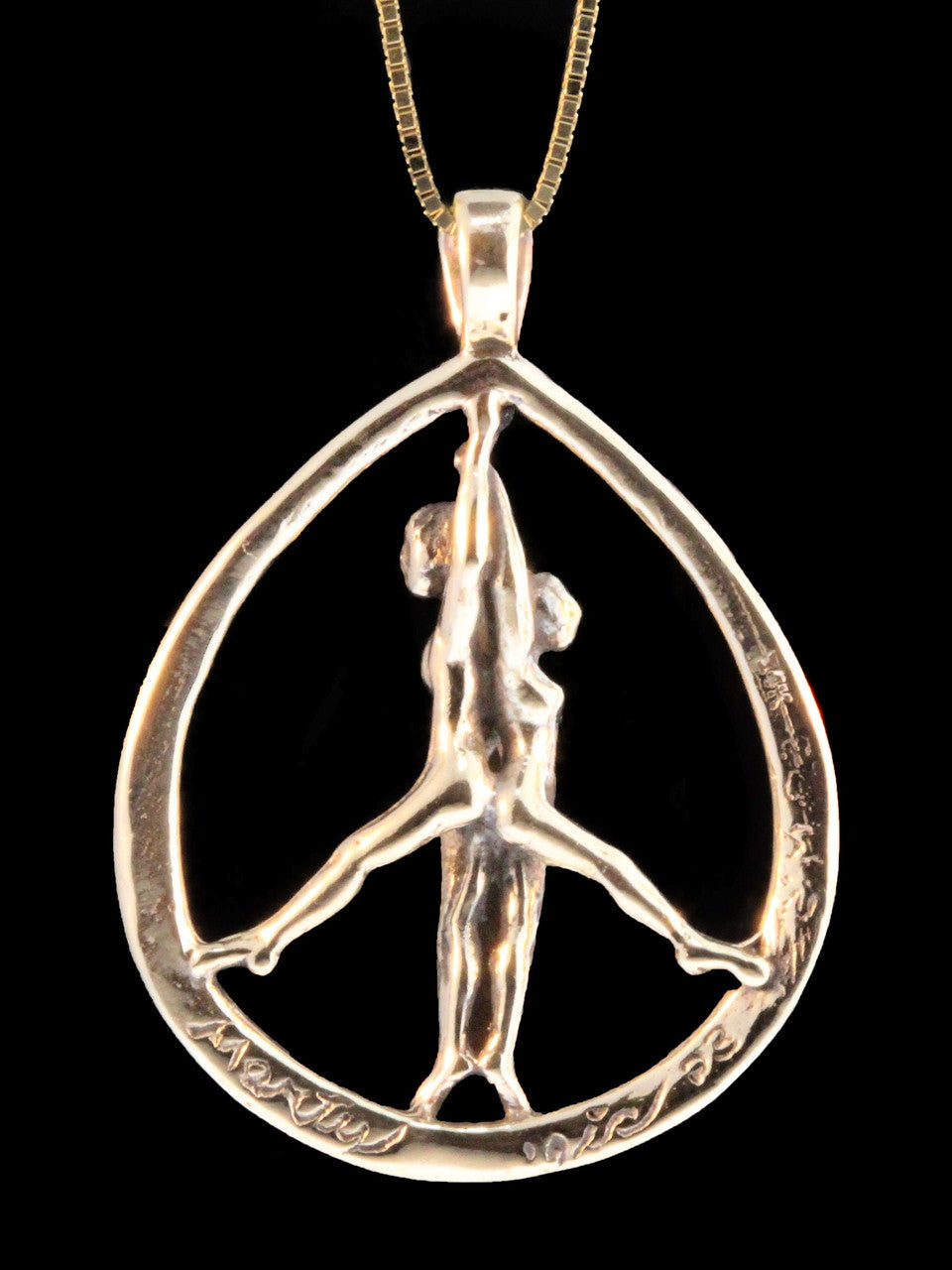 Stand For Peace Pendant - 14k Gold