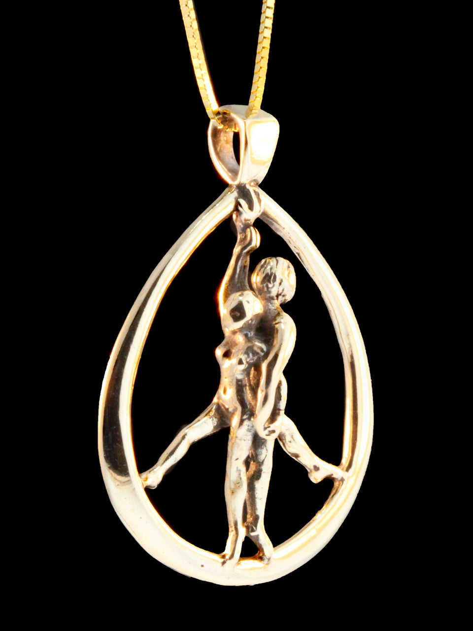 Stand For Peace Pendant - 14k Gold