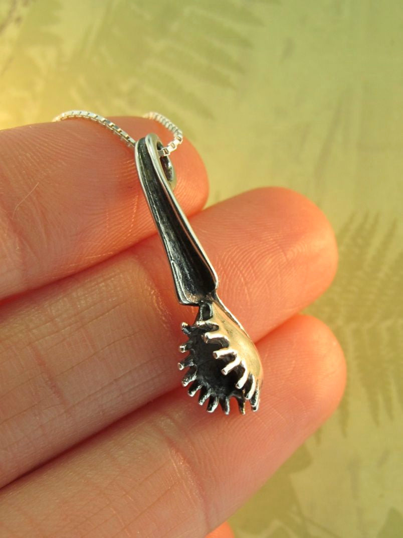 Sterling Silver Flytrap charm by Marty Magic