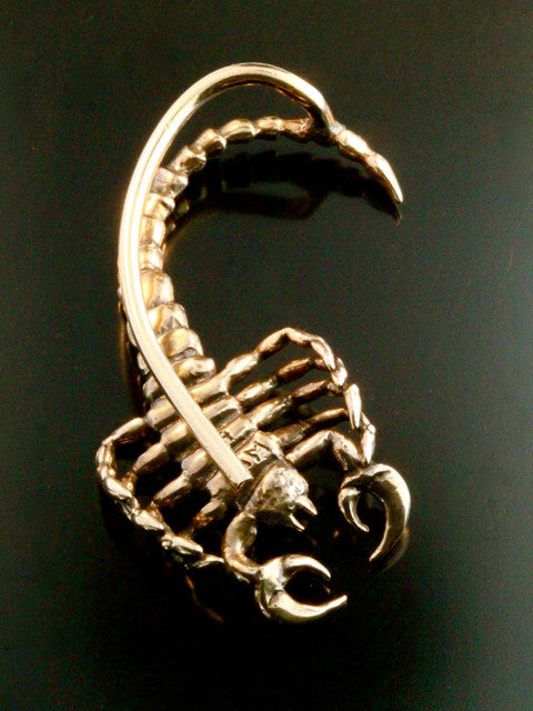Bronze Scorpion Ear Wrap