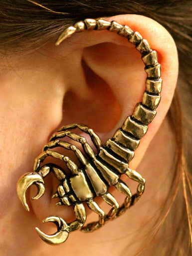 Scorpion Ear Wrap - Bronze