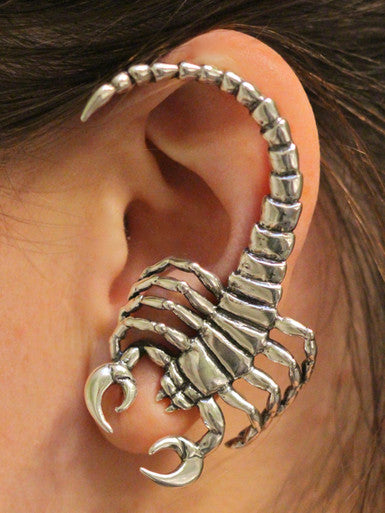 Scorpion Ear Wrap - Silver