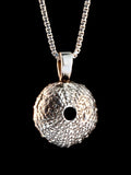 Life Casting - Sea Urchin Charm - Sterling Silver