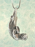 Sea Life - Sea Otter Pendant - Sterling Silver