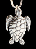 Sea Life - Sea Turtle Charm - Silver
