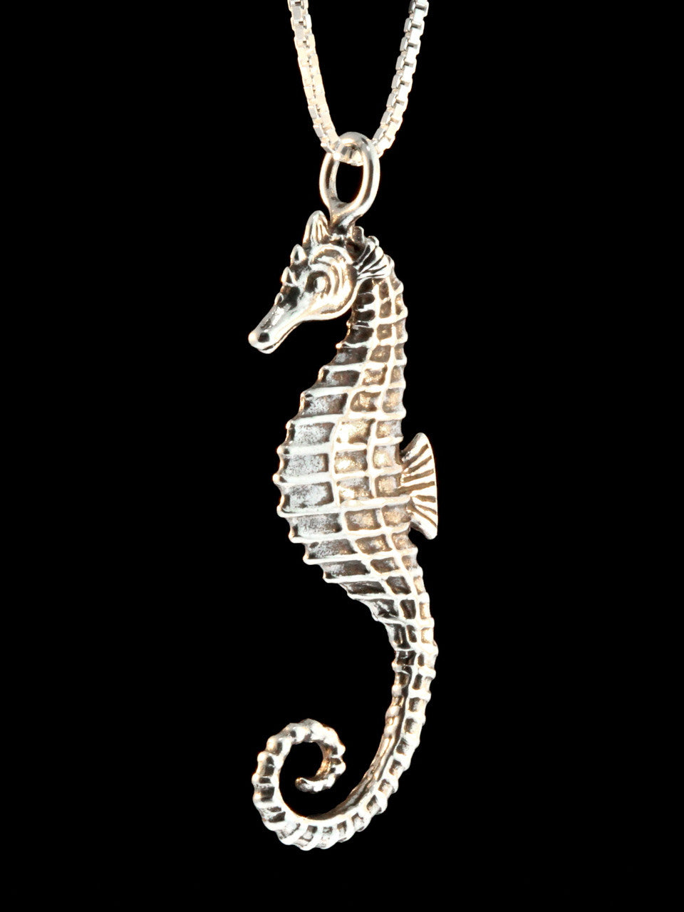Seahorse Charm - Silver