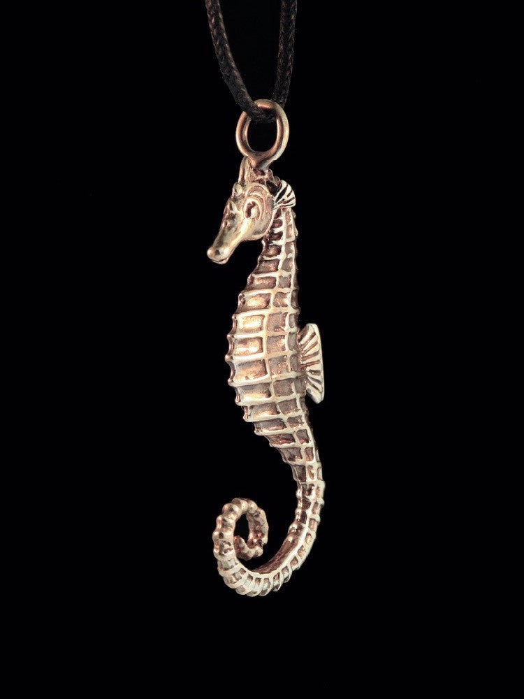Seahorse Charm - Bronze