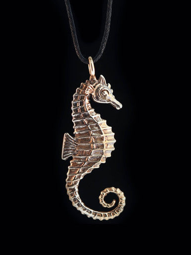 Seahorse Charm - Bronze