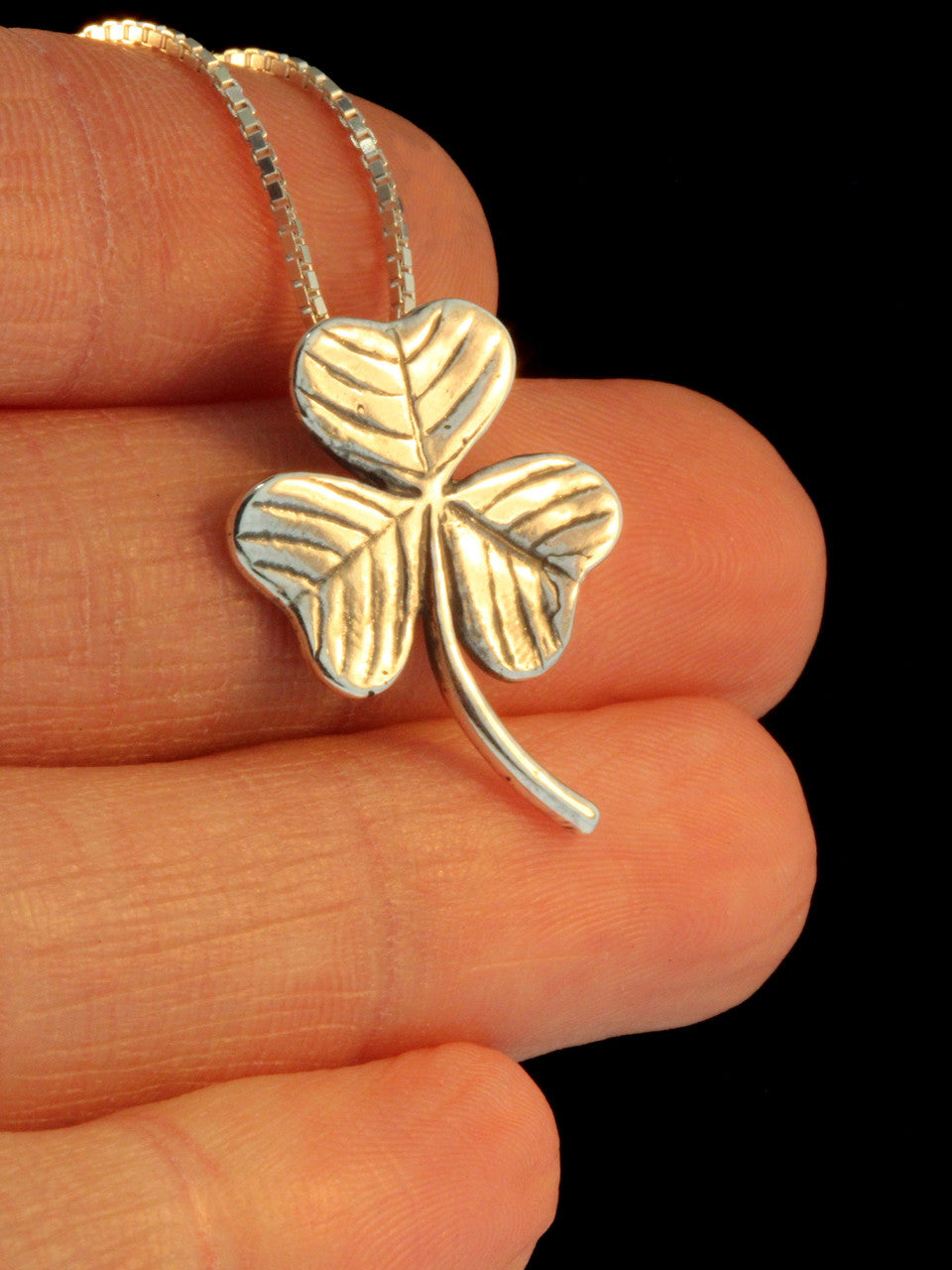 Shamrock Charm - silver