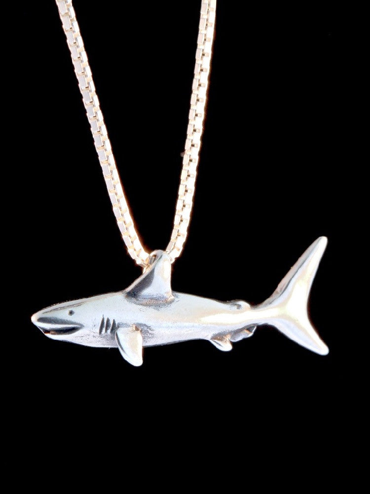 Shark Charm in Silver