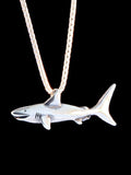 Sea Life -  Shark Charm - Silver