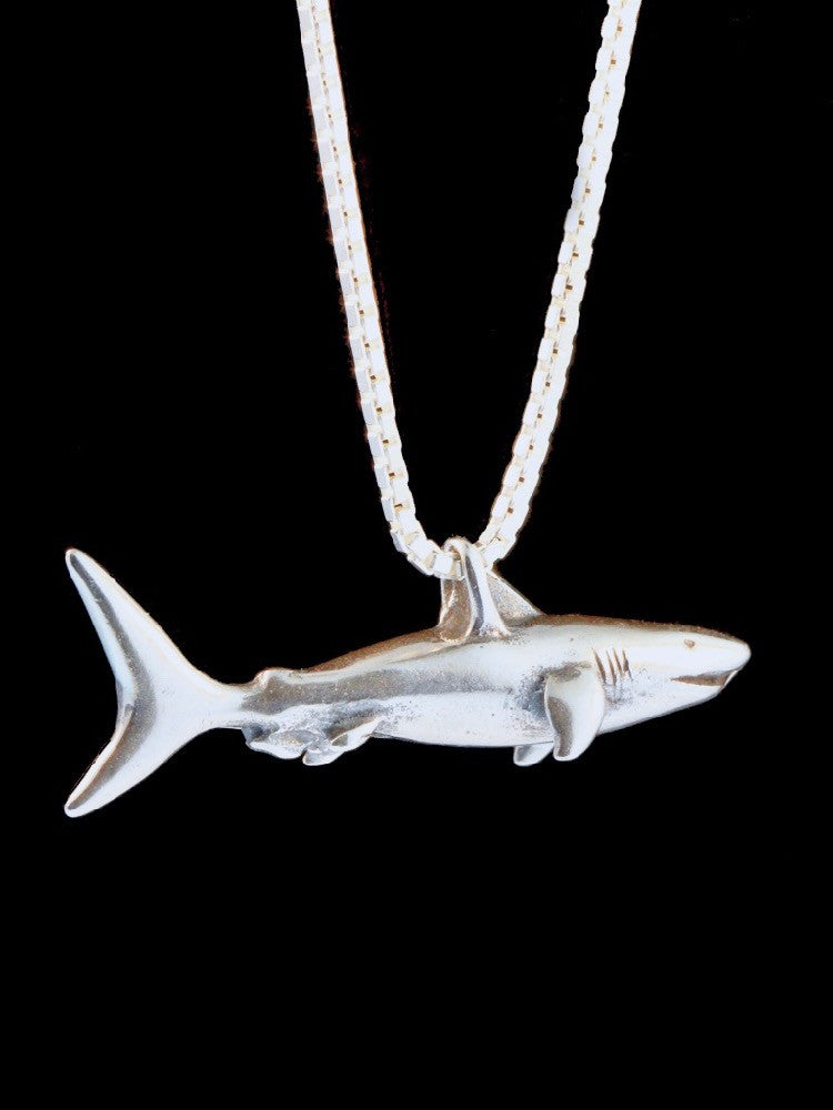 Shark Charm in Silver