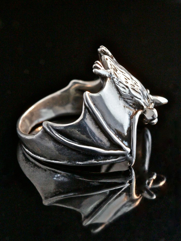 Classic Bat Ring - Silver