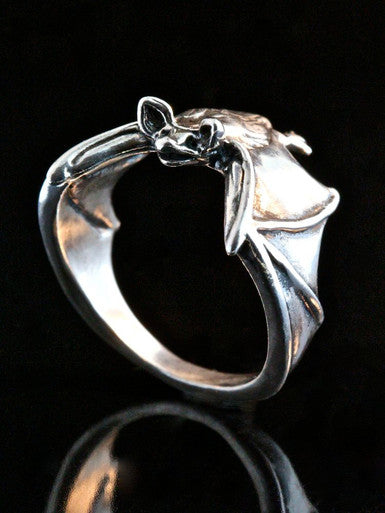 Classic Bat Ring - Sterling Silver