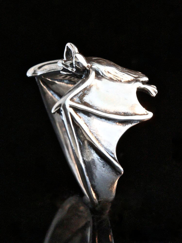 Classic Bat Ring - Silver