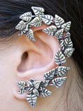 Leaf Ear Wrap - Sterling Silver