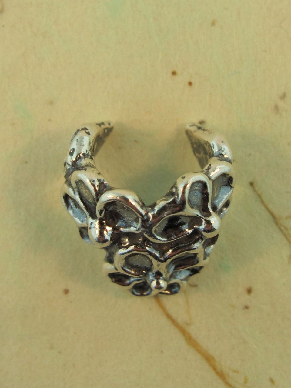 Daisy Love Ear Cuff - Sterling Silver