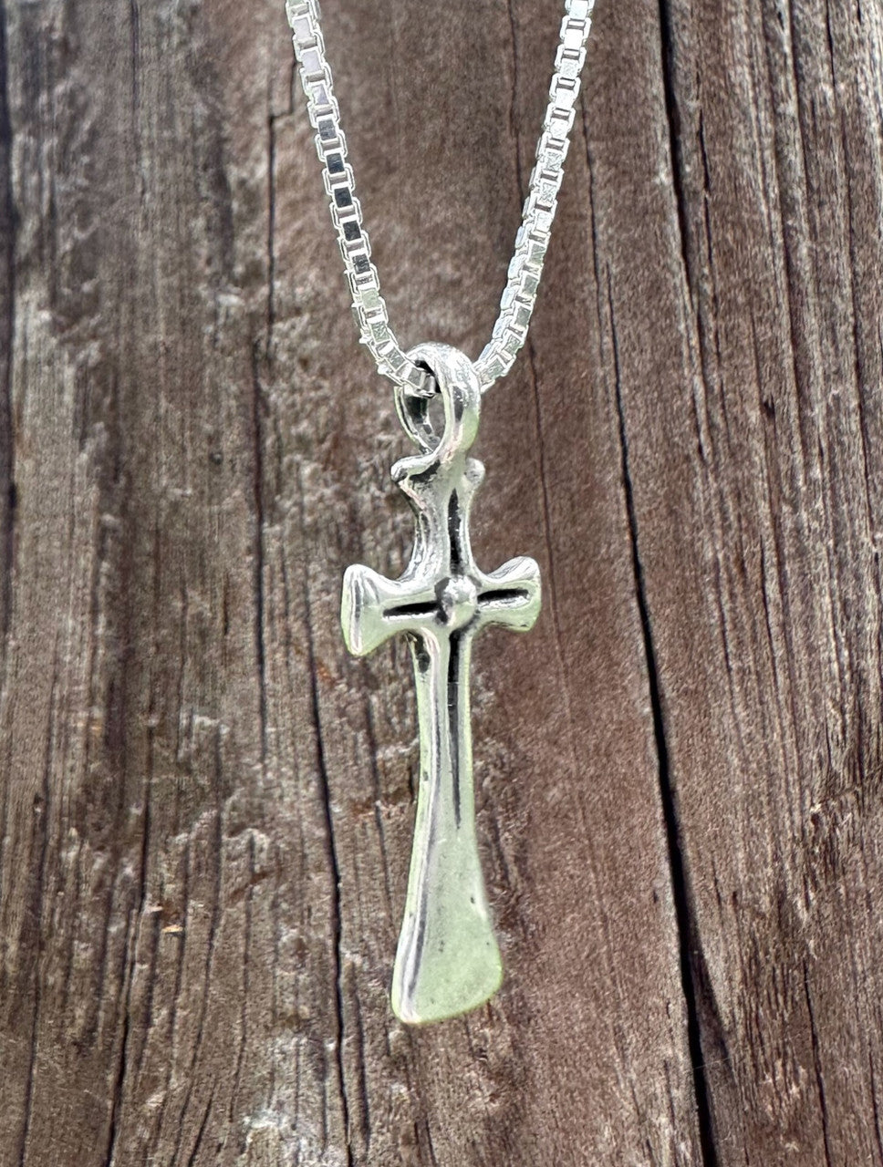 Holy Cross Charm - Silver