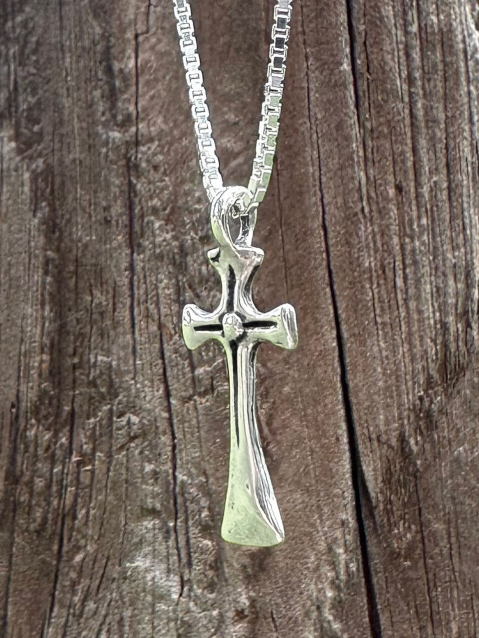 Holy Cross Charm - Silver