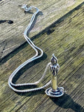 Hope Candle Charm - Sterling Silver